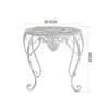 Soporte para Flores Retro de Hierro Fundido Estilo Country Americano, Banco Decorativo Personalizado para Flores de Balcón, Jardín, Patio, Exterior, Interior