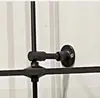 Conector de Fijación para Estante de Aleación de Aluminio Poste Soporte Colgante Soporte de Estante Barra de Soporte de Piso a Techo Estante