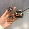 Pinza para el Cabello para Mujer Letra Cuadrada Esmerilada Pequeña Pinza de Sujeción Temperamento Parte Trasera de la Cabeza Medio Sujetado Pinza de Tiburón Pasador Pasador Accesorios para el Cabello Pasador Moda