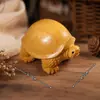 Figurillas Zodiacales Talladas de Sándalo Dorado: Rata, Buey, Tigre, Conejo, Dragón, Serpiente, Caballo, Oveja, Mono, Gallo, Perro, Cerdo, Artículos Decorativos de Mano