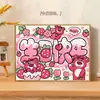 Pintura a Óleo Digital de Anime DIY Pintado à Mão Pintura com Coloração Acrílica Colorir à Mão Decoração de Casa Ornamentos Periféricos de Desenho Animado