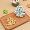 Molde de Primavera Fu Lu Shou Fu Fu Fu Pasta DIY Molde para Pastel Herramienta para Hornear Plástico Artificial Molde para Panecillo al Vapor