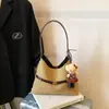 Bolso Retro de Gran Capacidad para Viajes Diarios para Mujer 2025 Otoño Nueva Moda Estampado de Leopardo Bolso de Hombro Único Bolso de Mano Tote
