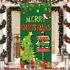 Cubierta de puerta del Grinch Navideño transfronteriza, decoración de puerta principal, colgante de puerta exterior para fiesta navideña, bandera feliz de monstruo navideño