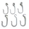 Alambre Desmontable Gancho Pequeño Toalla Bola de Baño Combinación Gancho Individual Marco de Acero Inoxidable Accesorios Especiales Gancho Gancho Pequeño Blanco Gancho