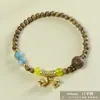 Pulsera de Sándalo Verde Añejo Argentino al por Mayor para Hombres y Mujeres, Joyería de Madera Cultural y Artística, Fábrica de Cuentas de Oración de Mano