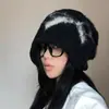 Gorro de Punto de Invierno Vintage 2024 para Mujer, Versátil, Cálido, Protección para los Oídos, Circunferencia de Cabeza Grande, Adelgazante de Rostro, Corte Holgado, Estilo Americano