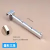 Arara de Parede para Loja de Roupas Cabide de Parede Tubo Quadrado de Aço Inoxidável Pendurado na Frente Pendurado Lateral Coluna Escada Tipo A Prateleira para Lingerie