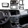Adequado para 16-21 Dodge novo cavalo de guerra painel de câmbio moldura decorativa painel de controle central cobertura do painel de ar condicionado conjunto de cinco peças