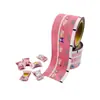 Película Compuesta Laminada de Plástico Aluminizado para Empaque de Dulces de Grado Alimenticio Rollo Personalizable Empaque de Sello Trasero para Gomitas Empaque Pequeño