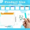 Bolsa Transparente de EVA para Joyería Ecológica Empaque para Pastillas de Viaje tamaño pequeño Bolsa con Cremallera Bolsa para Joyería