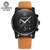 Relógio Masculino Novo OCHSTIN/Augustdon Simples Moda Sem Mostrador 6 Ponteiros À Prova D'água Calendário Mostrador Grande