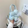 Bolso de mano de moda transfronterizo con lunares frescos, bolso tipo concha versátil de diseño nicho y moderno, bolso cruzado casual dulce con estampado floral