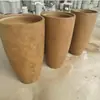 Vaso de Cimento de Óxido de Magnésio Vaso para Plantio de Entrada Grande Sala de Estar Vaso para Plantio de Cilindro Alto Hall de Hotel Loja de Vendas Paisagismo