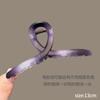 Estilo coreano Frosted Green Hairpin Back Head Girl Elegant Grab Shark Clip Internet Celebrity Elegant Hairpin Clip Headwear