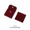 Bolsa de Joyería de Terciopelo con Broche, Bolsa de Joyería con Tapa abatible, Bolsa de Embalaje de Almacenamiento a Prueba de Polvo para Joyería, Bolsa Pequeña de Tela para Anillos, Collares, Pulseras