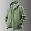 Chaqueta con capucha holgada para hombres jóvenes y de mediana edad, protección solar, abrigo fino de verano, ligera, transpirable, protección UV