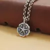Nova Gargantilha de Estrela em Prata 925 Gargantilha Personalizada Tendência para Homens e Mulheres Estilo Étnico Retrô Pingente de Estrela Joia Simples de Prata