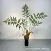 Estilo nórdico mono dorado biónico Helecho Planta verde viral cabeza de mono Helecho en maceta árbol falso pelo dorado perro Helecho adornos para sala de estar interior