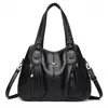 2026 Nova Bolsa Transfronteiriça Feminina Portátil Grande Capacidade para o Trabalho de Outono e Inverno Bolsa de Ombro Bolsa Tote Feminina de Couro Macio