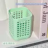 Caja de Almacenamiento Multifuncional Cuadrada Portalápices Caja de Almacenamiento para Material de Oficina Estudiante Creativo Simple Papelería de Escritorio Portátil Lápiz