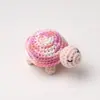 Chaveiro Pingente Novo Feito à Mão em Crochê, Ornamento de Animal Tricotado, Tartaruga Pequena de Lã Colorida, Novo Produto Popular Vendido em Larga Escala no Exterior