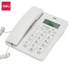Teléfono de Oficina Deli Negocios Teléfono Fijo para el Hogar con Cable Identificador de Llamadas Manos Libres Teléfono Fijo