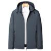 Chaqueta para Hombre Primavera y Otoño Estilo Nuevo Chaqueta para Hombres Jóvenes y de Mediana Edad Chaqueta Casual Chaqueta Fina con Capucha Ropa para Hombres