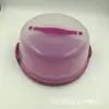 Caja para pasteles portátil de plástico de 6 a 8 pulgadas, venta al por mayor, profesional de fábrica, se puede usar repetidamente
