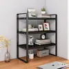 Estante de Almacenamiento de Escritorio Estante de Almacenamiento de Escritorio Multicapa Estante en Capas para Escritorio Hierro Dormitorio Estudiantil Mesa Estantería Pequeña