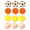 Estilo Cóncavo-Convexo Transfronterizo 6.3 Esponja Sólida de PU Juguete para Aliviar la Presión Red de Baloncesto Béisbol Juguete para Aliviar el Estrés Pelota de PU Pelota de Ejercicio de Rehabilitación