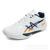 Nuevas Zapatillas de Tenis Profesionales para Hombre, Ligeras, Cómodas, Transpirables, Zapatillas Deportivas de Suela Gruesa, Zapatillas de Bádminton, Zapatos Bajos Blancos