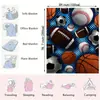 Manta de bola para recoger rápido Amazon transfronteriza rugby baloncesto béisbol manta de terciopelo sala de estar manta para siesta en el almuerzo venta al por mayor