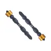 65mm Fosfatado Preto Magnético Ponta Dupla Cruzada Pneumática Anel Magnético S2 Chave de Fenda Elétrica Ponta de Vento