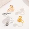 Convertidor de clip para orejas, joyería DIY, pendientes invisibles sin orificios, placa de incienso con forma de mosquito para mujer, clip para orejas, pendientes en forma de U, accesorios para pendientes.