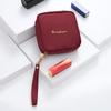Bolsa Cosmética Simples Portátil para Batom Viagem Cosméticos Base Retoque Bolsa com Zíper para Armazenamento de Maquiagem em Estoque