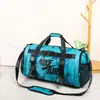 Bolsa Esportiva Fitness com Cordão Moda Separação Úmido/Seco Bolsa para Natação Yoga Leve Grande Capacidade Ombro Único Transversal Bolsa de Viagem