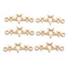 Acessórios de joalheria de liga DIY transfronteiriços estrela conector estrela de cinco pontas pulseira chaveiro pingente decorativo L347