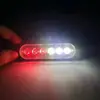 Suministro Exclusivo Transfronterizo de Luces Intermitentes Ultradelgadas, Luces Laterales para Camión de 6 LEDs, Luces de Parrilla, Luces Piloto de Advertencia Universales de 12V/24V