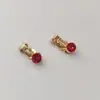 Accesorios para Pendientes DIY Pinza para Oreja Triángulo Invisible Pinza para Oreja Triángulo de Diamante