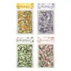 Yuezhen Cultural y Creativo Flor de Ensueño Lenguaje de Flores Pegatinas para Mascotas Pegatinas para Diario Pegatinas Infantiles Transfronterizas Pegatinas Impermeables Materiales para Diario