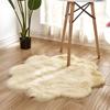 Sala de estar Plush tapete branco estilo europeu ameixa flor forma inverno casa quarto de cabeceira imitação tapete de lã