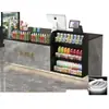 Balcão de caixa, balcão de bar, supermercado, loja de conveniência, loja moderna de milk tea, loja de bebês e maternidade, farmácia, balcão de recepção