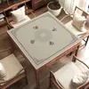 Mesa de Mahjong Mesa Quadrada Tapete de Mesa Toalha de Mesa Tapete de Mesa Silencioso Espessado Novo Estilo Chinês Impermeável Tapete de Mesa Especial para Cartas de Jogo Guandan
