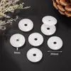 Novo Estilo Chinês Fivela Ping An Acessórios de Vidro Fivela Ping An de Jade Sintético Topázio de Jade Branco Colar Fivela de Princesa Pingente DIY Pingente