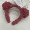 Linda Diadema de Felpa con Orejas de Oso para Lavar la Cara, Pinza para el Cabello de Moda, Diadema, Accesorio para el Cabello, Banda para el Cabello para Mujeres, Accesorio para el Cabello de Otoño e Invierno