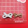 Oro y Plata Electroplateados Flor Estrella Estilo Pequeño Fragante Corazón Lazo Corbata DIY Plástico Accesorios Pasador Funda de Teléfono Materiales