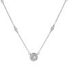 Collar Love Planet para mujer, estilo nicho, con forma de corazón, hermosa chica, con diamantes en polvo, cadena de clavícula de alta calidad, regalo 520