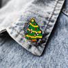 Broche de Árbol de Navidad de Dibujos Animados Original Navidad Lindo Joyería para Abrigo Insignia Ajustable para Ropa Insignia de Aleación