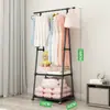 Cabide Simples Yaruifan Cabide de Chão com Montagem de Tubo de Aço Espessado, Rack de Armazenamento Moderno Minimalista